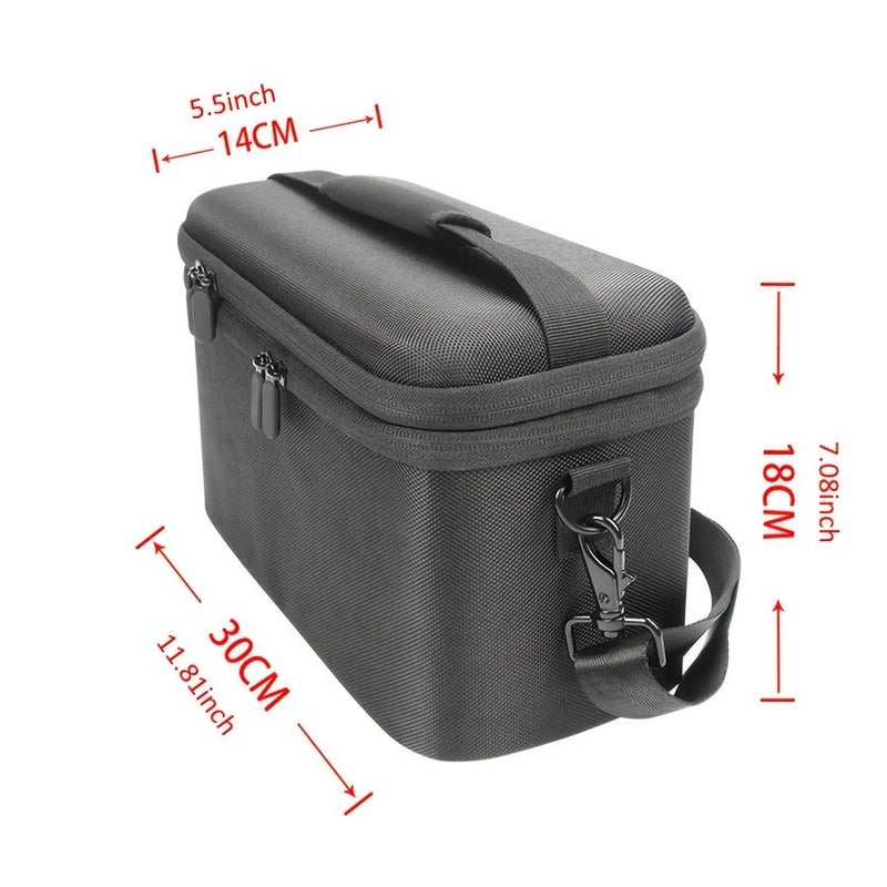 Black Switch Storage Bag With Shoulder Strap Detachable Hard Protective Cover - Image 2