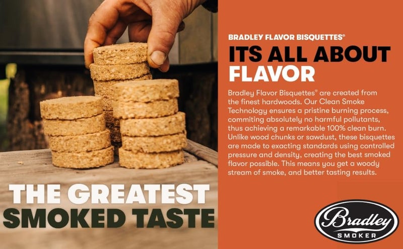 Bradley Smoker Bisquettes for Grilling and BBQ, Cherry Wood Blend, 120 Pack - Image 5