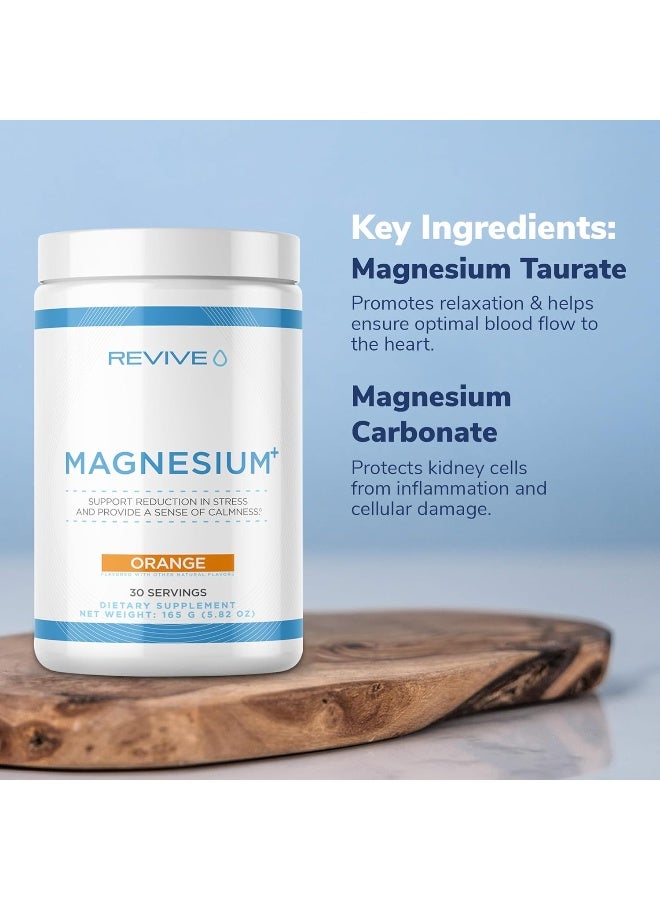 Revive Magnesium+ Powder Orange 30 Servings