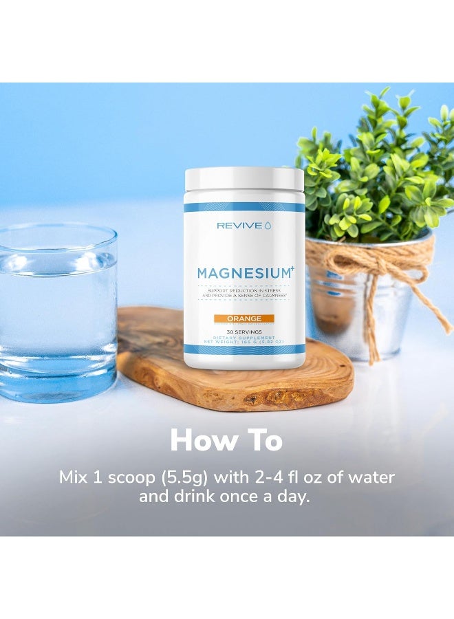 Revive Magnesium+ Powder Orange 30 Servings