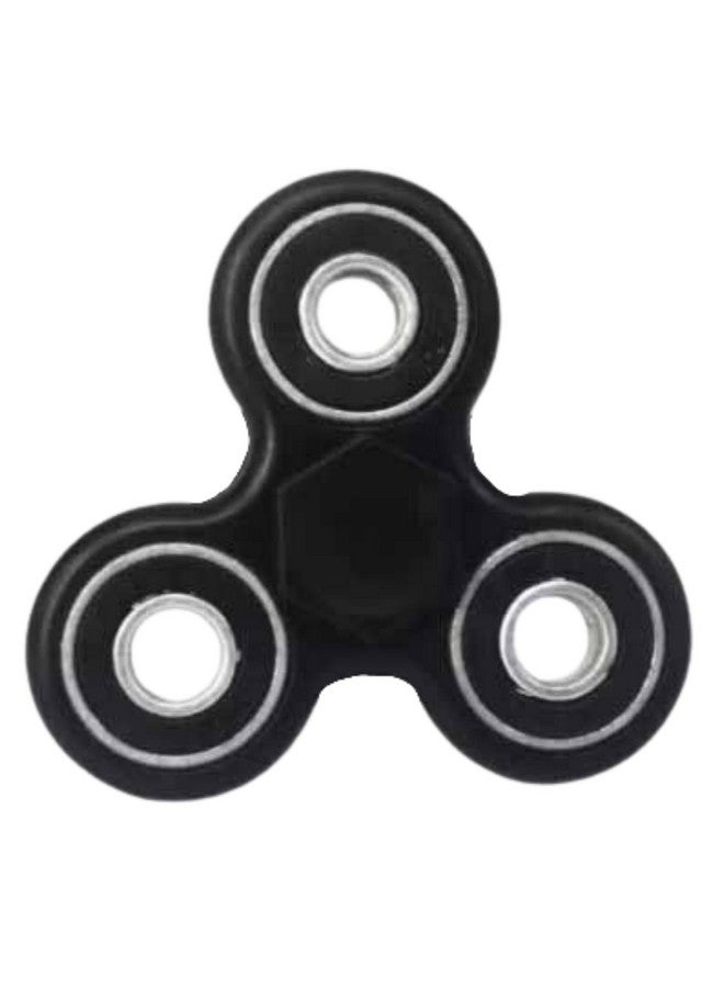 Premsons Premsons® Hand Spinner Desk Toy - High Speed Smooth Finger Spin Sensory Fidget Stress Relief Game Play for Kids & Adults - Birthday Party Gift - Four Bearing - [Black]  - Image 1