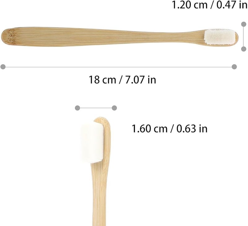 Valiclud Soft Bristle Wooden Toothbrush For Adults Gentle Gums Bamboo Handle Travel Friendly - Image 3