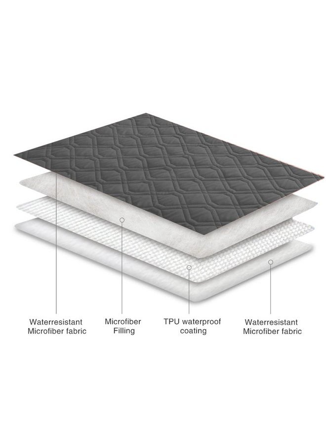 Ameritex - Ameritex Waterproof Blanket Reversible Dog Bed Cover Pet Blanket for Furniture Bed Couch Sofa - Image 1