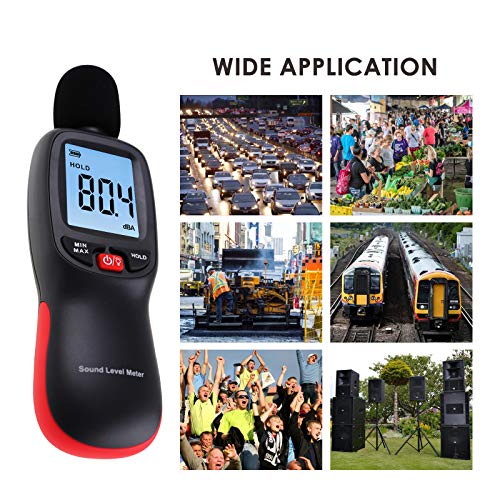 DANOPLUS Professional Noise/Sound Level Meter Digital 30~130dBA Decibel Meter Measuring Instrument - Image 2