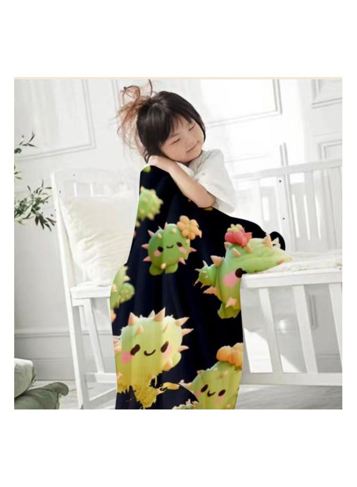 عام بطانية رقيقة من الفانيلا (دافئة ومريحة، ومناسبة للنوم واستخدام الألعاب وإزالة الغبار ومقاومة للرمل) 150 سم * 200 سم - 786 - Image 3