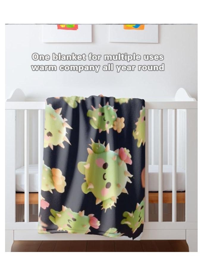 عام بطانية رقيقة من الفانيلا (دافئة ومريحة، ومناسبة للنوم واستخدام الألعاب وإزالة الغبار ومقاومة للرمل) 150 سم * 200 سم - 786 - Image 4