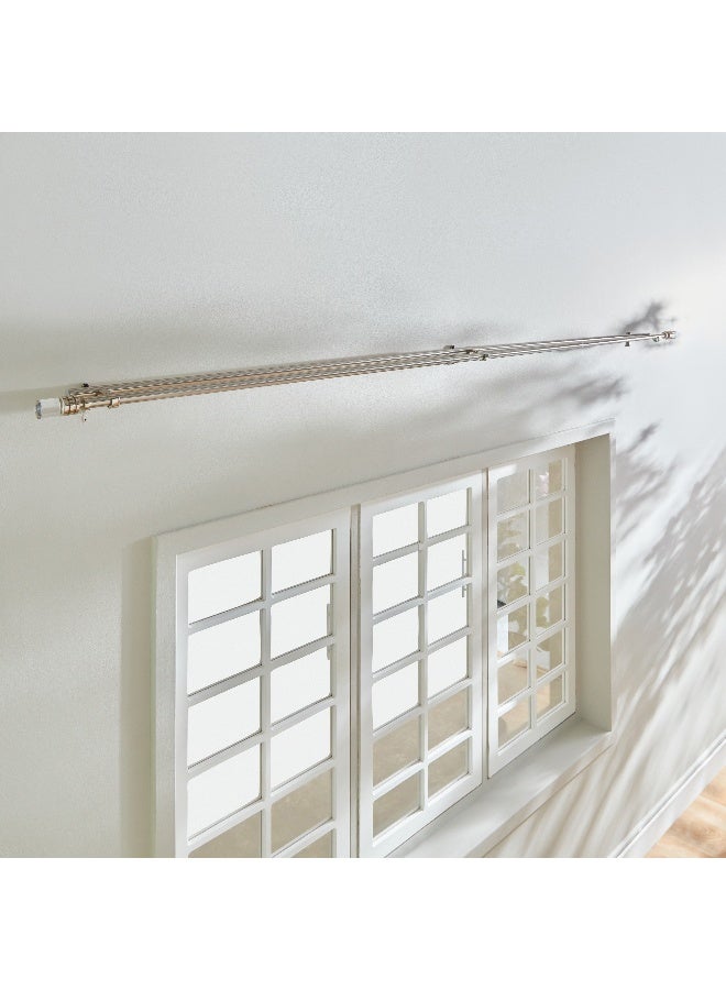 Home Box Vista Steel Extendable Double Curtain Rod 320 x 1.9 cm - Image 3
