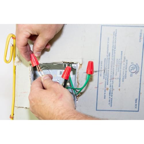 Gardner Bender 16-006 WireGard Screw-On Wire Connectors, 125 Pack, Red, 125 - Image 4