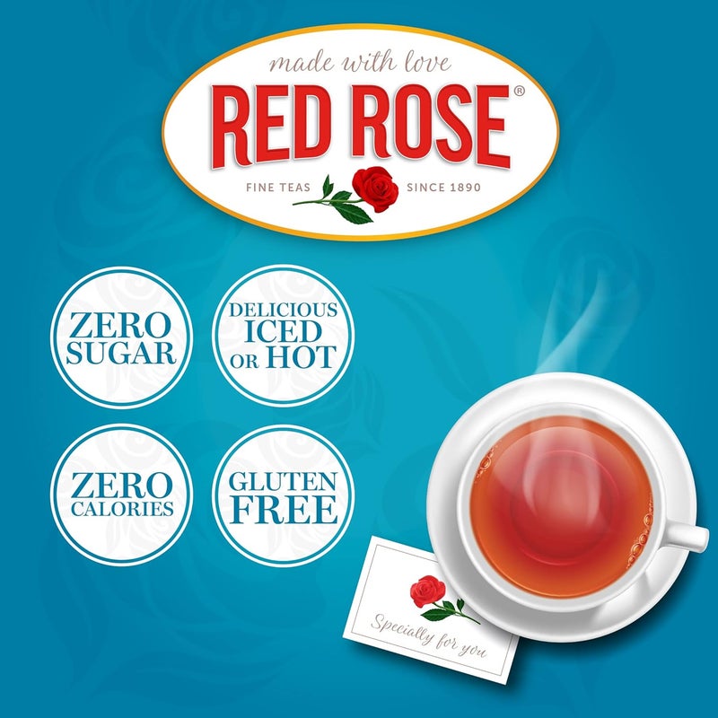 Red Rose Original Full Flavored Black Tea - 8oz Box of 100 Individually Wrapped Tea Bags - Image 5
