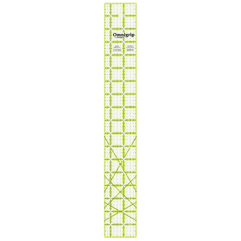 Omnigrid مسطرة الخياطة غير المنزلقة أومنيغريب RN2518، 2-1/2 × 18 بوصة - Image 1