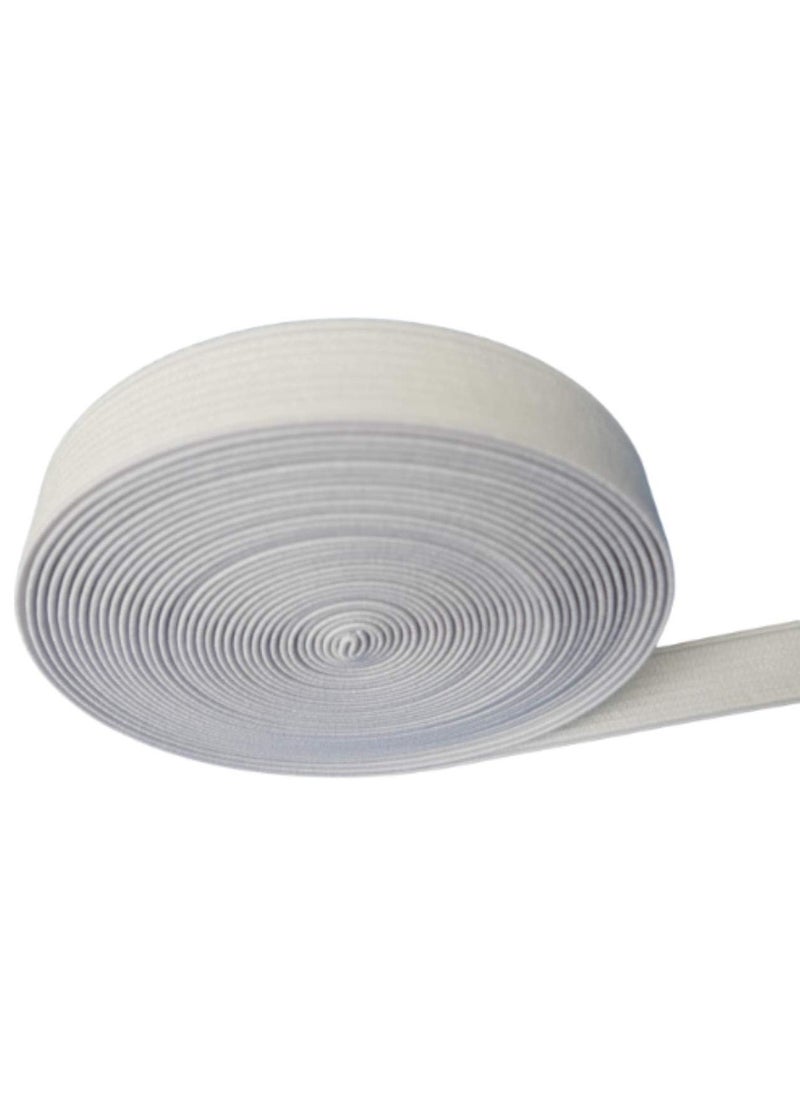 Generic Clothes elastic, 3 cm wide, 5 meter long, white  - Image 4