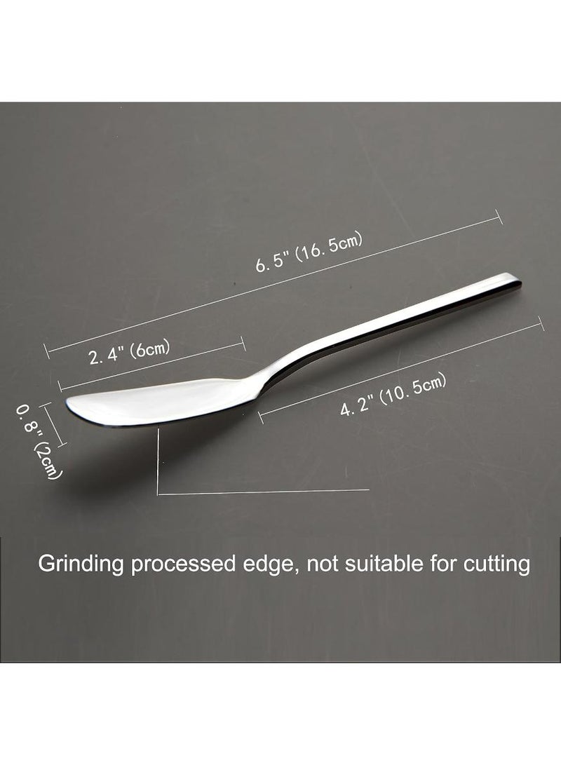 حياة كومفورت 4 قطع سكين زبدة من الفولاذ المقاوم للصدأ 6.5 بوصة سكين زبدة 6.5 بوصة - Image 3