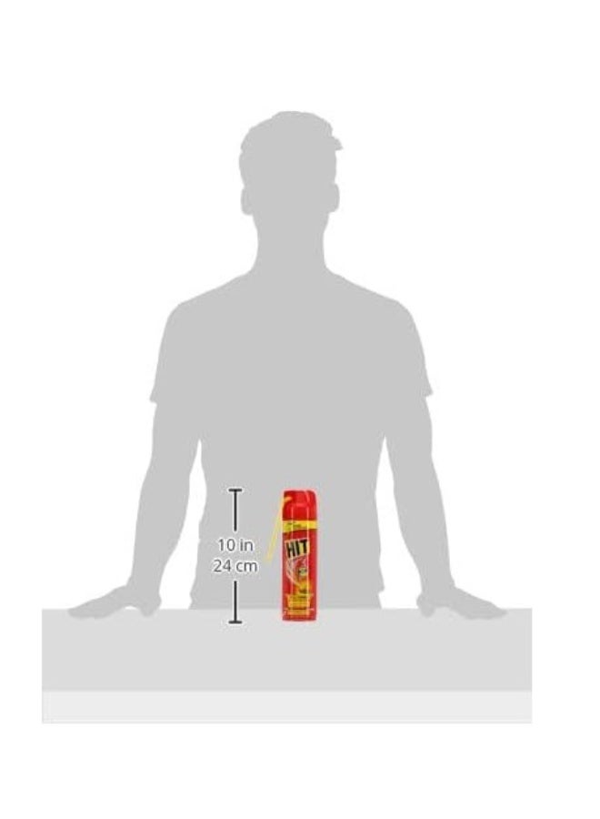 هيت بخاخ هيت لقتل الصراصير والحشرات الزاحفة، عبوة من قطعتين، 400 مل، أحمر - Image 3