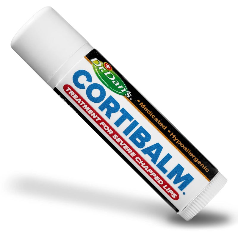 Dr. Dans Cortibalm- 6 Pack - for Dry Cracked Lips - Healing Lip Balm for Severely Chapped Lips - Designed for Men, Women and Children - Image 4