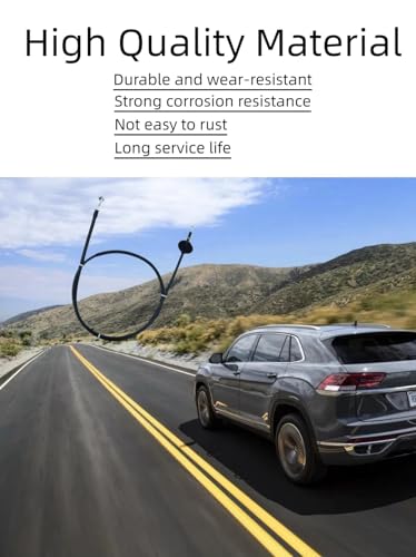 eosorssa 3CM823535 Hood Latch Release Cable Fit for Volkswagen Atlas 2020 2021 2022 2023 3CM-823-535 - Image 3