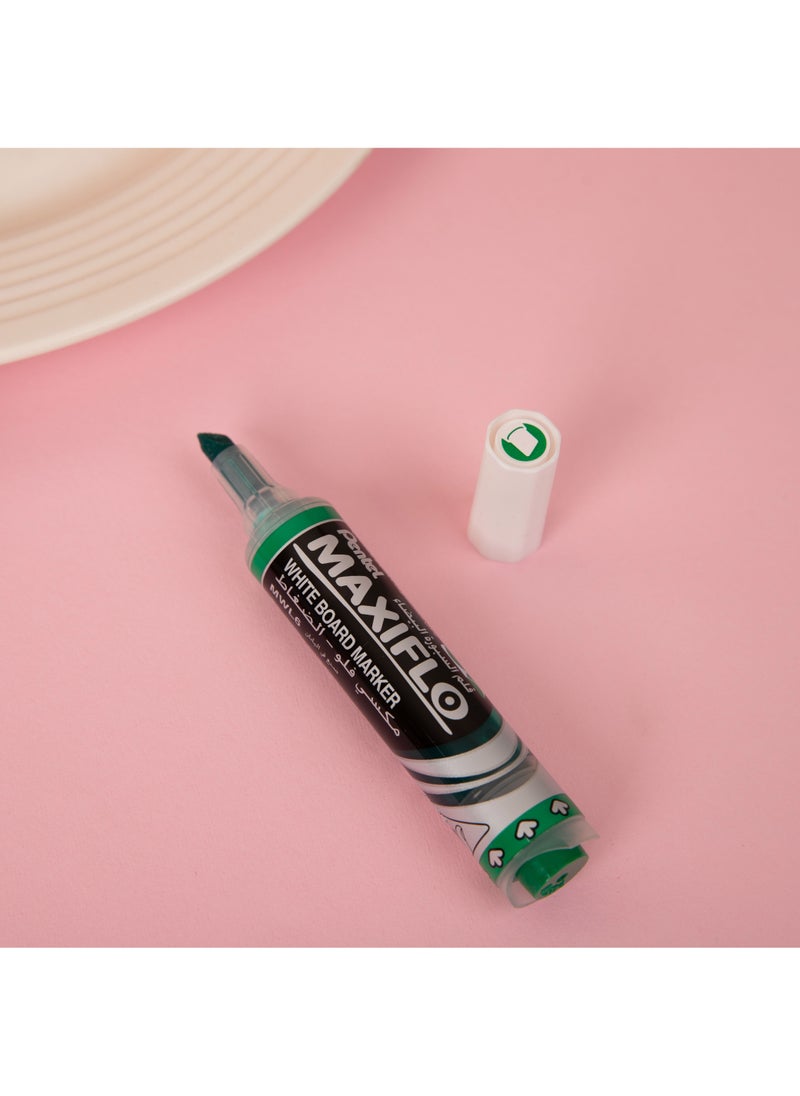 Pentel Whiteboard Marker Set - 4 Pcs - Assorted Colors Chisel Tip Whiteboard Marker with Push-Button Flow, Smell-Free Liquid Ink Writes 3x Longer, Refillable, Japan-Made Durable Performance - Image 4