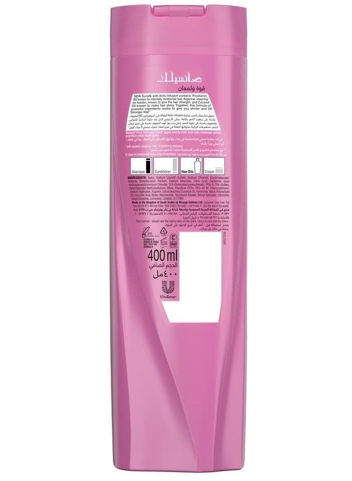 صانسيلك شامبو صانسيلك لمعان وقوة 400 مل - Image 2