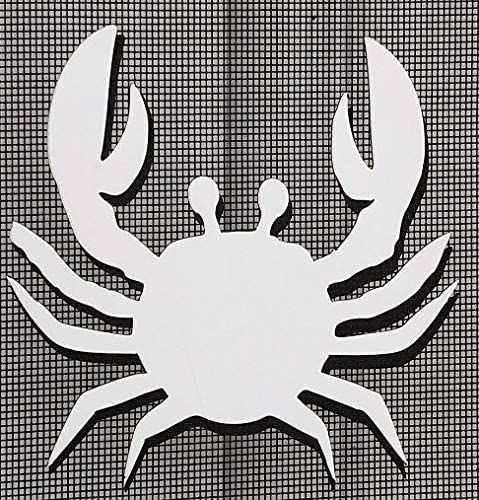DCentral Crab Flexible Vinyl Screen Magnet DoubleSided for NonRETRACTABLES Multipurpose Helps to Stop Walking into Screens Covers Small tears Decorative Size L 45 x W 45