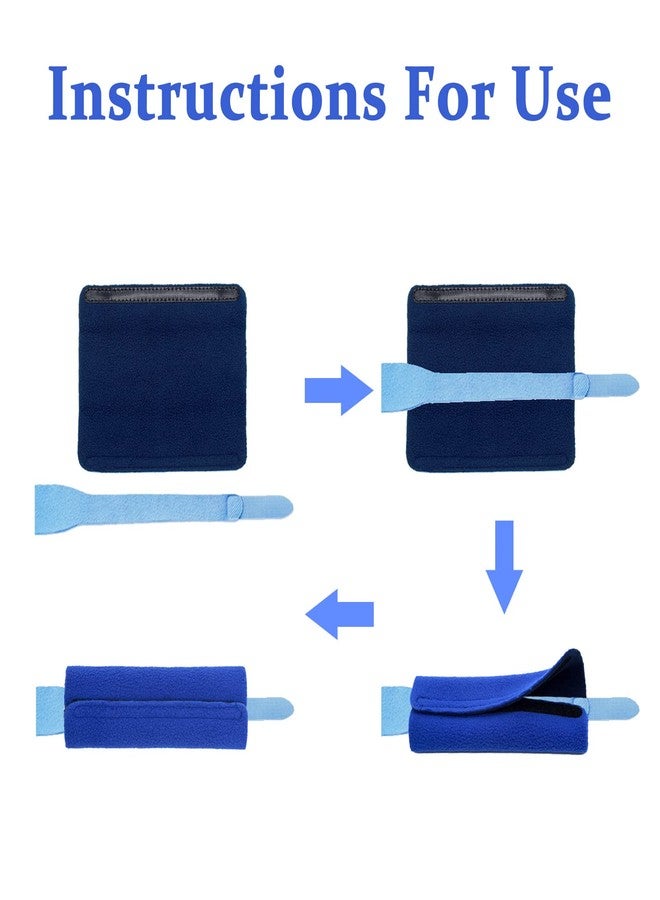 NATAKU 8 Pack Mask Strap Covers,Headgear Strap Cushions,Comfort Mask Cushions Pads, Soft-Fleece Face Mask Cover Fits Most Full CP AP Headgear Strap to Reduce Red Marks and Uncomfortable - Image 3