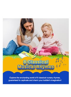 Kiddale Pack of 2 Musical Rhymes Book| 8 Classical and 16 Farm Animal Nursery Rhymes|28 Sounds each |Interactive Touch n Play Sound Book|Best Gift with Musical Learning for 1-3 Years|Sing Along Books  - Image 5
