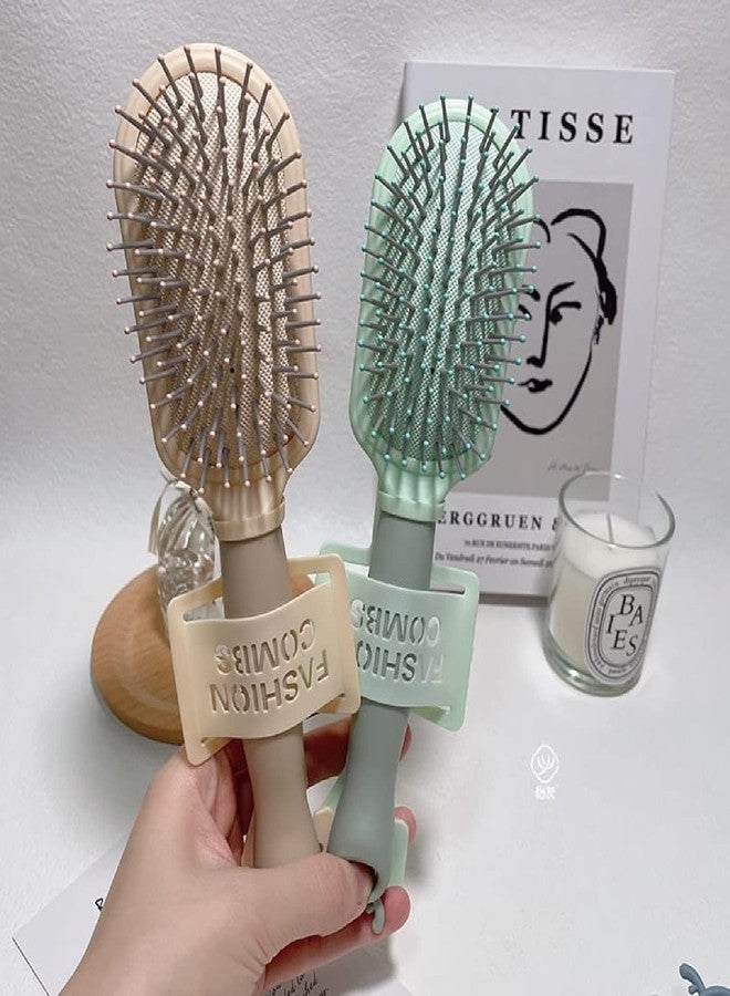 KitchEase Home Detangling Brush for Adults & Kids - Hair Detangler Brush for Natural, Curly, Straight, Wet or Dry Hair | Perfect for Men, Women & Children | Hairbrush for All Hair Types - Beige - Image 3