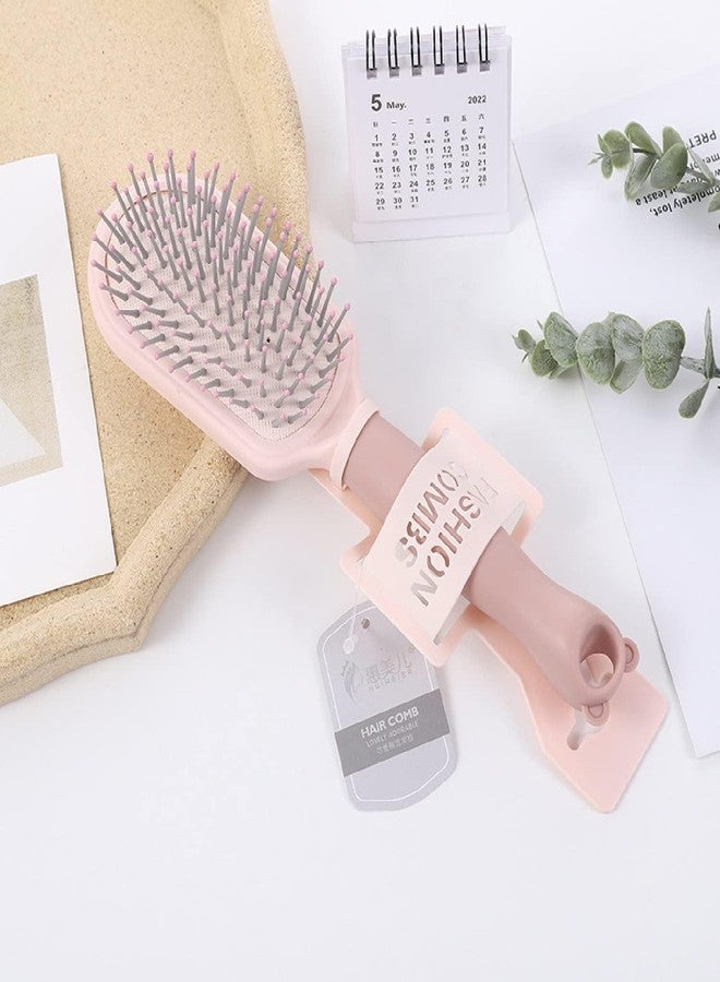 KitchEase Home Detangling Brush for Adults & Kids - Hair Detangler Brush for Natural, Curly, Straight, Wet or Dry Hair | Perfect for Men, Women & Children | Hairbrush for All Hair Types - Beige - Image 5