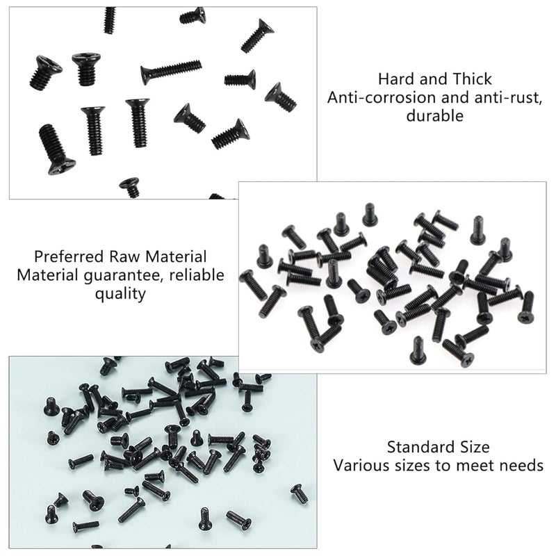 higadget Universal Laptop Screw Kit, Alloy Steel M2 M2.5 M3 Computer Screws Assortment for IBM, HP, Dell, Lenovo, Samsung, Sony, Electronics Repair Fastener Set - 500Pc - Image 5