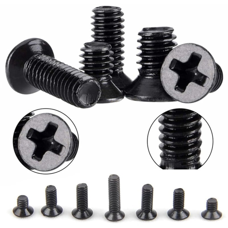 higadget Universal Laptop Screw Kit, Alloy Steel M2 M2.5 M3 Computer Screws Assortment for IBM, HP, Dell, Lenovo, Samsung, Sony, Electronics Repair Fastener Set - 500Pc - Image 4