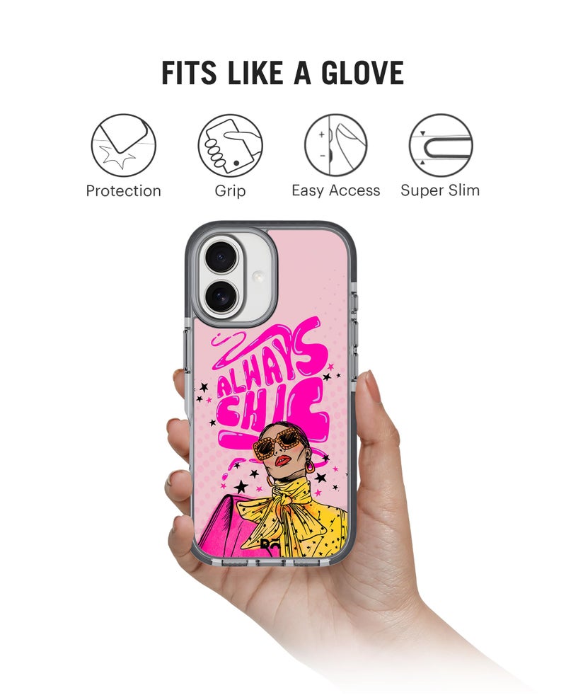 DailyObjects Case for iPhone 17 Compatible with Mag-Safe Wireless Charging, Stride 2.0 Always Chic Slim Shockproof Back Cover with Inner Magnetic Ring - Image 2