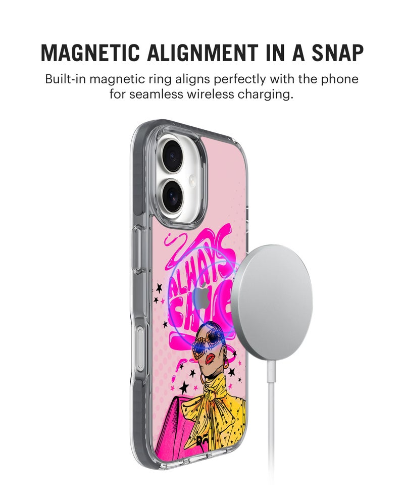 DailyObjects Case for iPhone 17 Compatible with Mag-Safe Wireless Charging, Stride 2.0 Always Chic Slim Shockproof Back Cover with Inner Magnetic Ring - Image 3