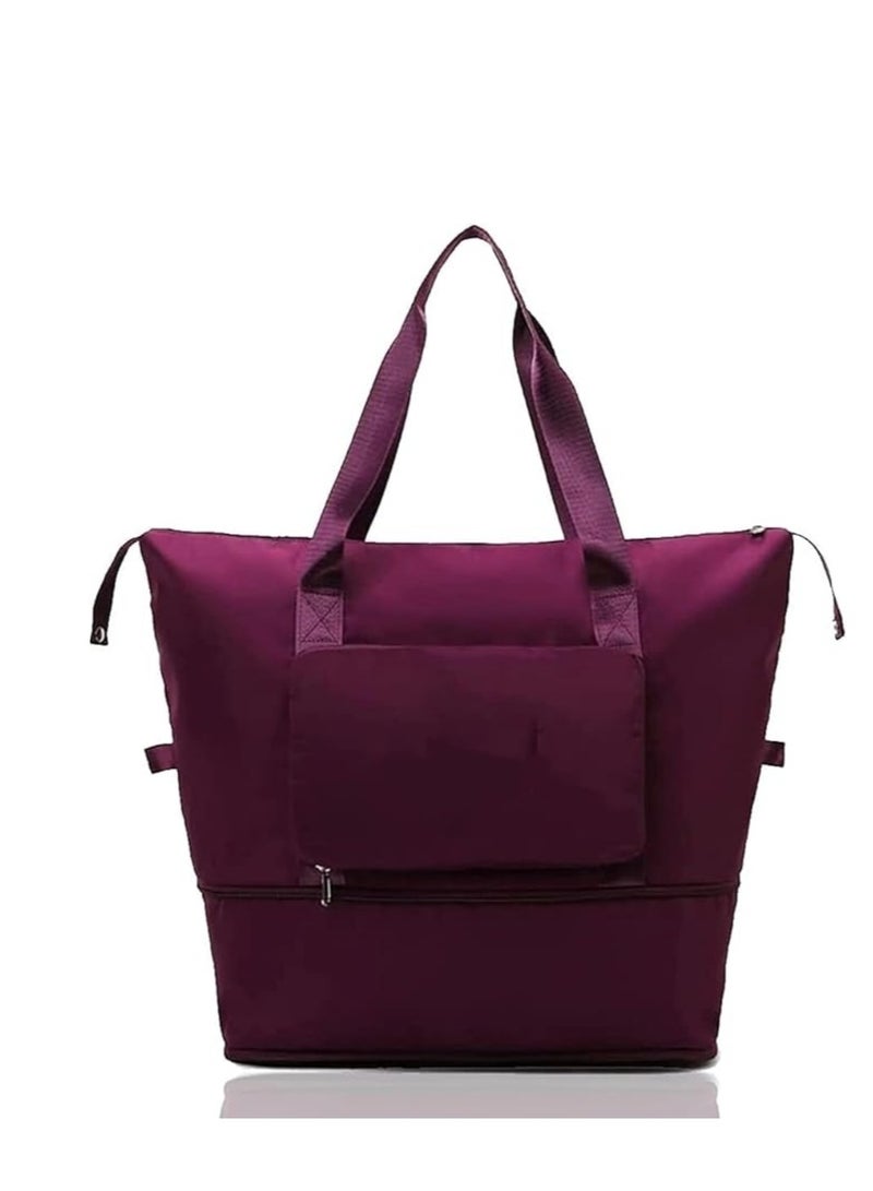Cool Baby Large Capacity Foldable Duffel Bag Portable Lightweight Travel Bag Waterproof for Sports - Image 1