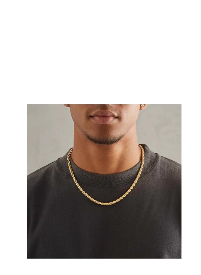 Elegant Stainless Steel Gold Plated Necklace  - Image 2