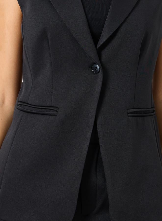 Styli Women Sleeveless Blazer and Trousers Co-Ords - Image 3