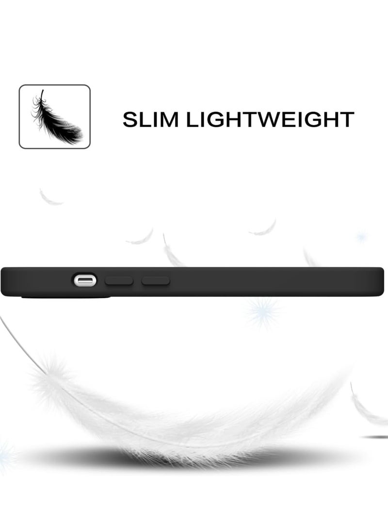 ELTRAZONE Soft Silicone Rubber Bumper Microfiber Lining Hard Back iPhone 14 Pro Back Cover Shockproof Protective Case Cover, Anti-Scratch, Dustproof, Premium Quality, Slim-Fit - Image 4