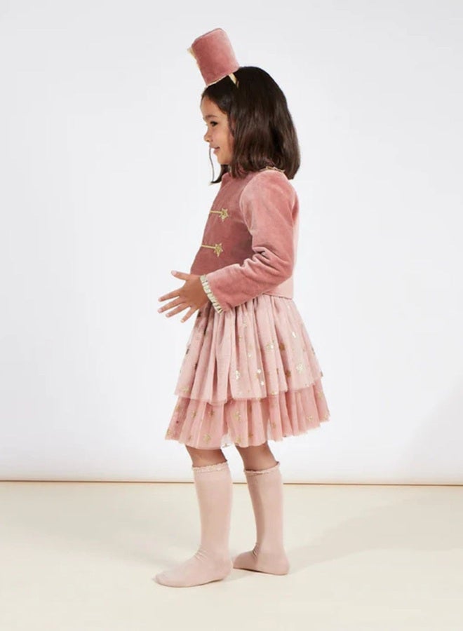 Meri Meri Pink Soldier Costume 5 - 6 Years  - Image 1