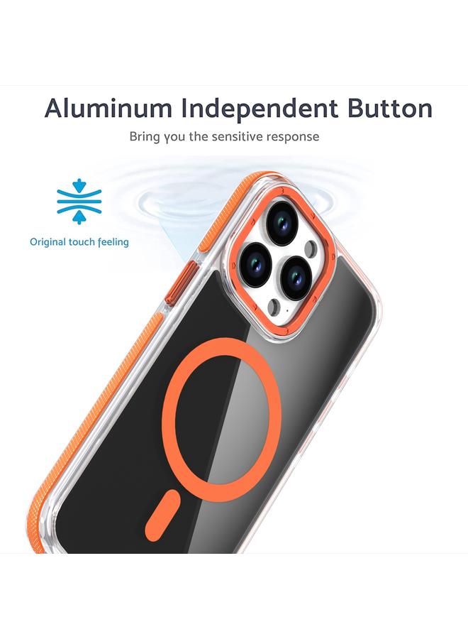 Zaboon Case For iPhone 13 / 14 Magsafe Dual-Color Transparent Black Full Coverage Phone Case - Image 5