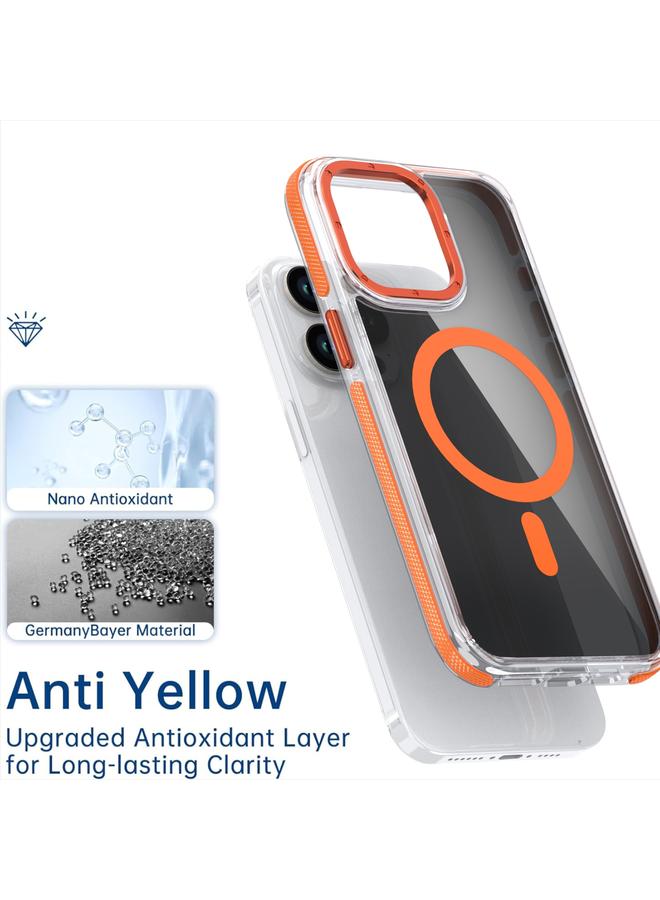 Zaboon Case For iPhone 13 / 14 Magsafe Dual-Color Transparent Black Full Coverage Phone Case - Image 2