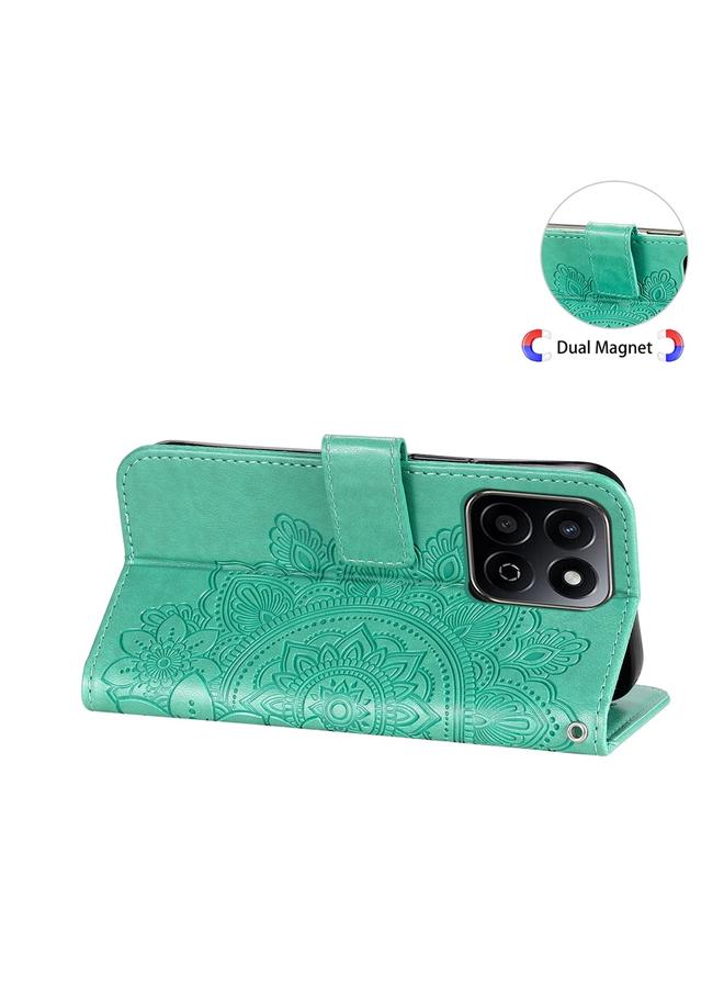 S-TOP Case For Honor Play 60 Plus Seven-petal Flowers Embossing Leather Phone Case - Image 5