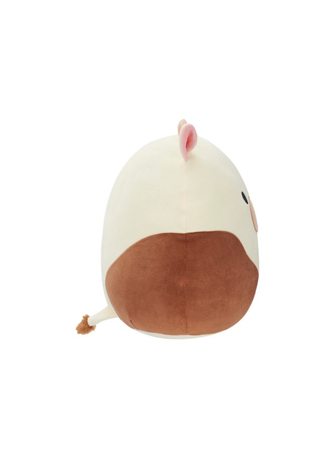 Squishmallows - دمية بقرية متوسطة الحجم رونى براون وبيضاء بطول 12 بوصة، مرخصة رسمياً من كيلي توى، لعبة قماشية ملونة، لعبة ناعمة هدية للأطفال، للبنات والأولاد، لعبة قابلة للغسل وطرية بألوان متعددة لجميع الأعمار - Image 1