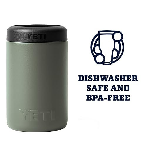 YETI Rambler 12 oz. Colster Can Insulator for Standard Size Cans, Camp Green (NO CAN INSERT) - Image 5