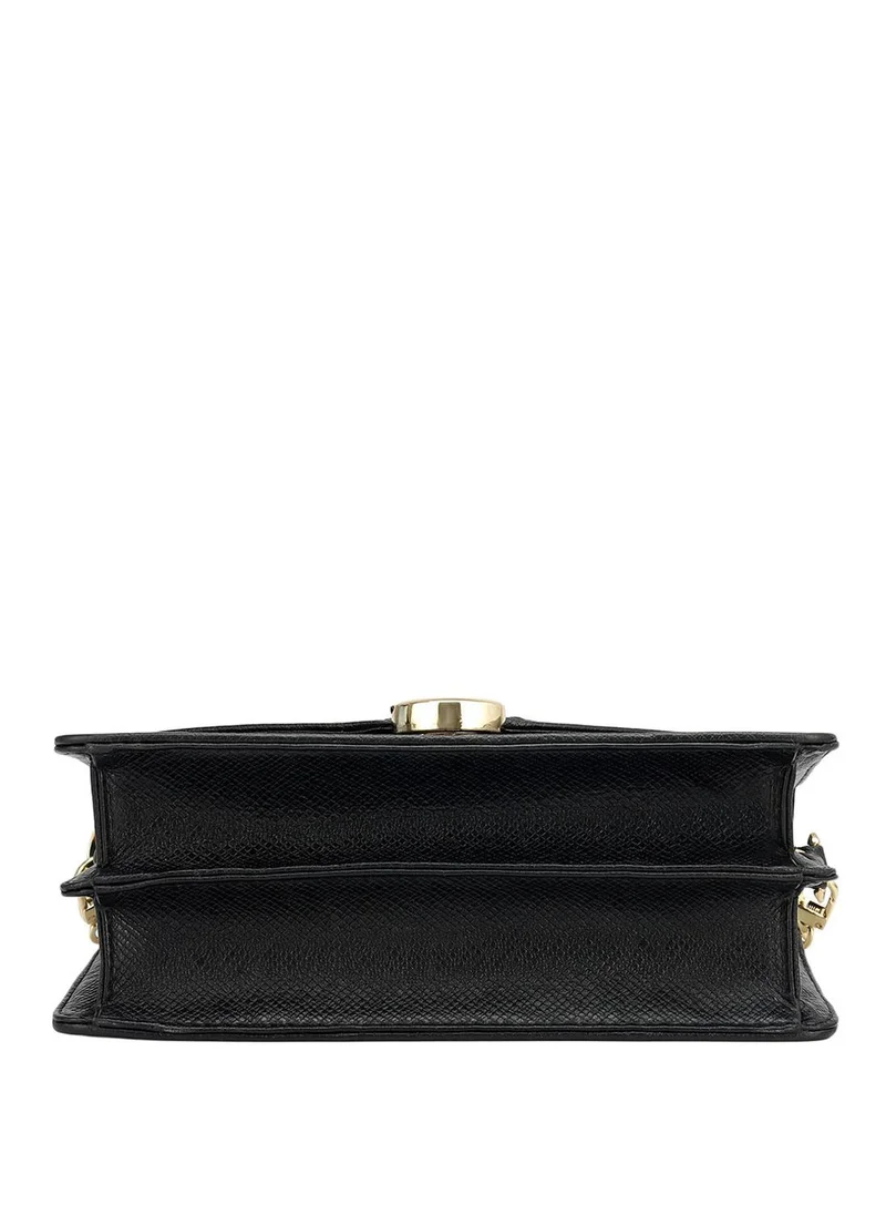 Da Milano  Genuine Leather Black Sling Bag for Women | Best Price UAE