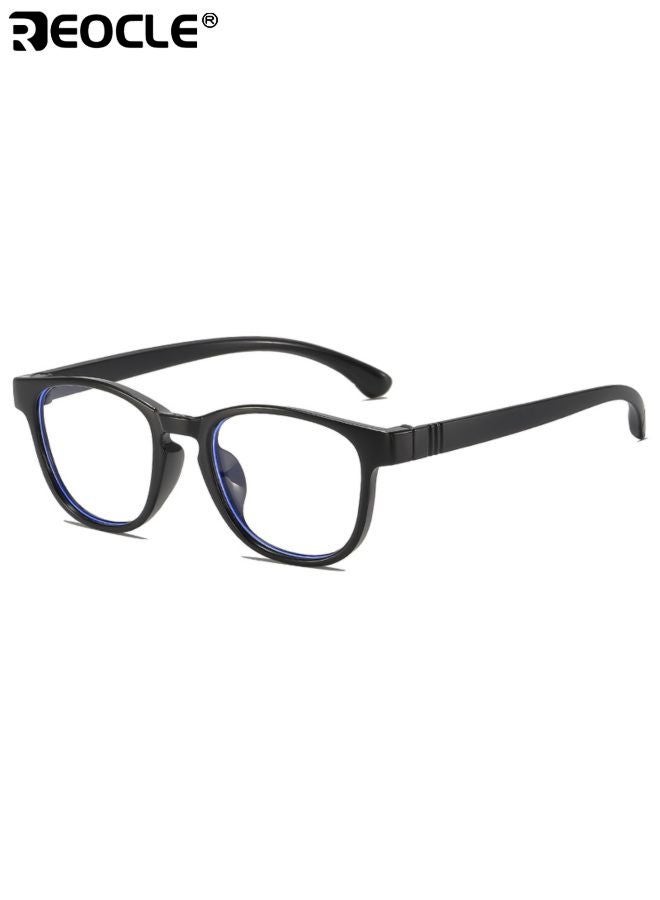 ريوكل نظارات زرقاء الضوء للأطفال بتصميم بحجم صغير وعدسات غير طبية، نظارات كمبيوتر بأسلوب مزخرف لحماية الشاشة للأولاد والبنات - Image 2