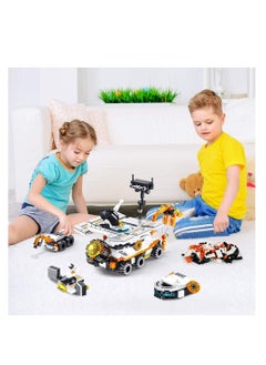 MUMS PLANET Mars Rover Building Kit 12IN1 Kids Toys Outer Space Explorer Educational  Construction Toys for Kids 556 Pieces Solar Powered STEM Science Building Blocks Set for Boys Girls  - Image 3