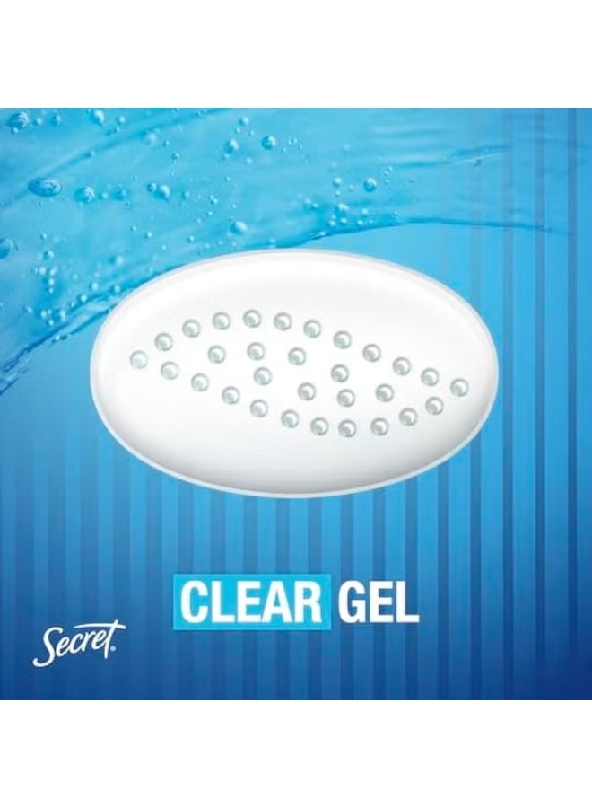Secret Key Secret Outlast Antiperspirant And Deodorant Clear Gel, Completely Clean - 2.6 Oz Each, Pack Of 2 - Image 4