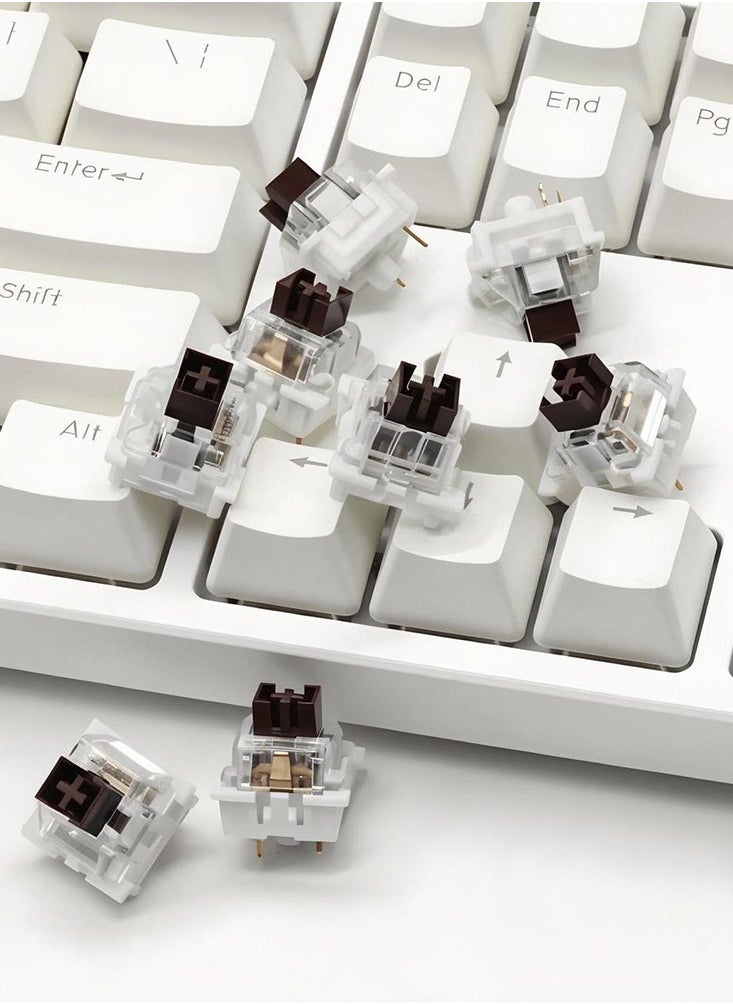 Generic - 110Pcs Outemu Mechanical Keyboard Switch Dust-proof Brown Switch 3-pin Clicky Linear Tactile Switch RGB LED SMD Game Console With MX Switch - Image 1
