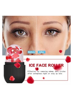 NNEWVANTE Nnewvante Ice Roller For Face,Beauty Facial Massage Ice Roller,Glow Cube Ice Roller for Face,Skin Care Tools for Eye Wrinkles,Acne Puffiness Relief (Black)  - Image 3