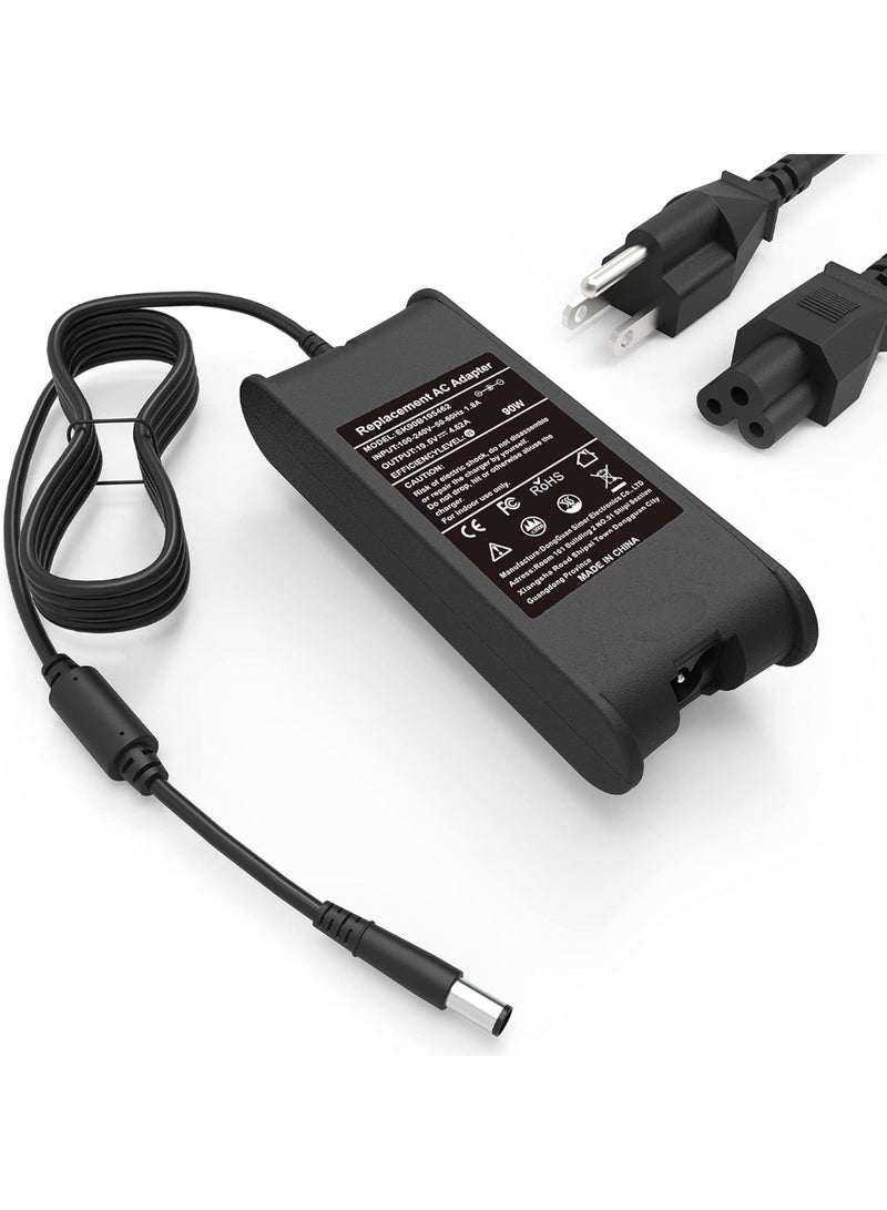 Terabyte Compatible Adapter For Dell laptop Voltage: 19.5V Current: 4.62A Pin size: 7.4*5.0 Cable:1.8meter Cable material:100% copper wire - Image 1