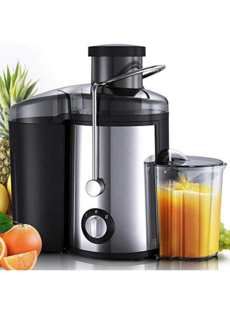 Denx Electric Juicer Machine with Wide Mouth, 400ml Collection Cup, Red and Black - Image 3