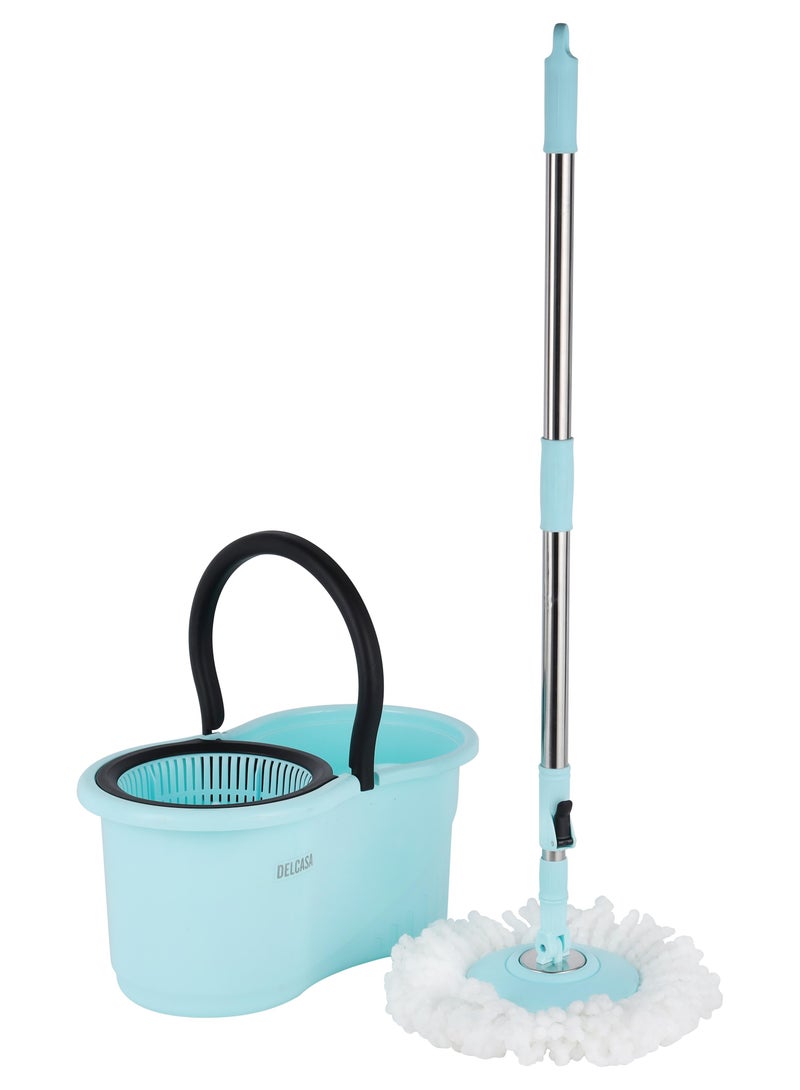 ديلكاسا ممسحة ديلكاسا الدوارة سهلة الاستخدام، سعة 14 لترًا - DC3675/ لوحة ممسحة دوارة 360 درجة - Image 1