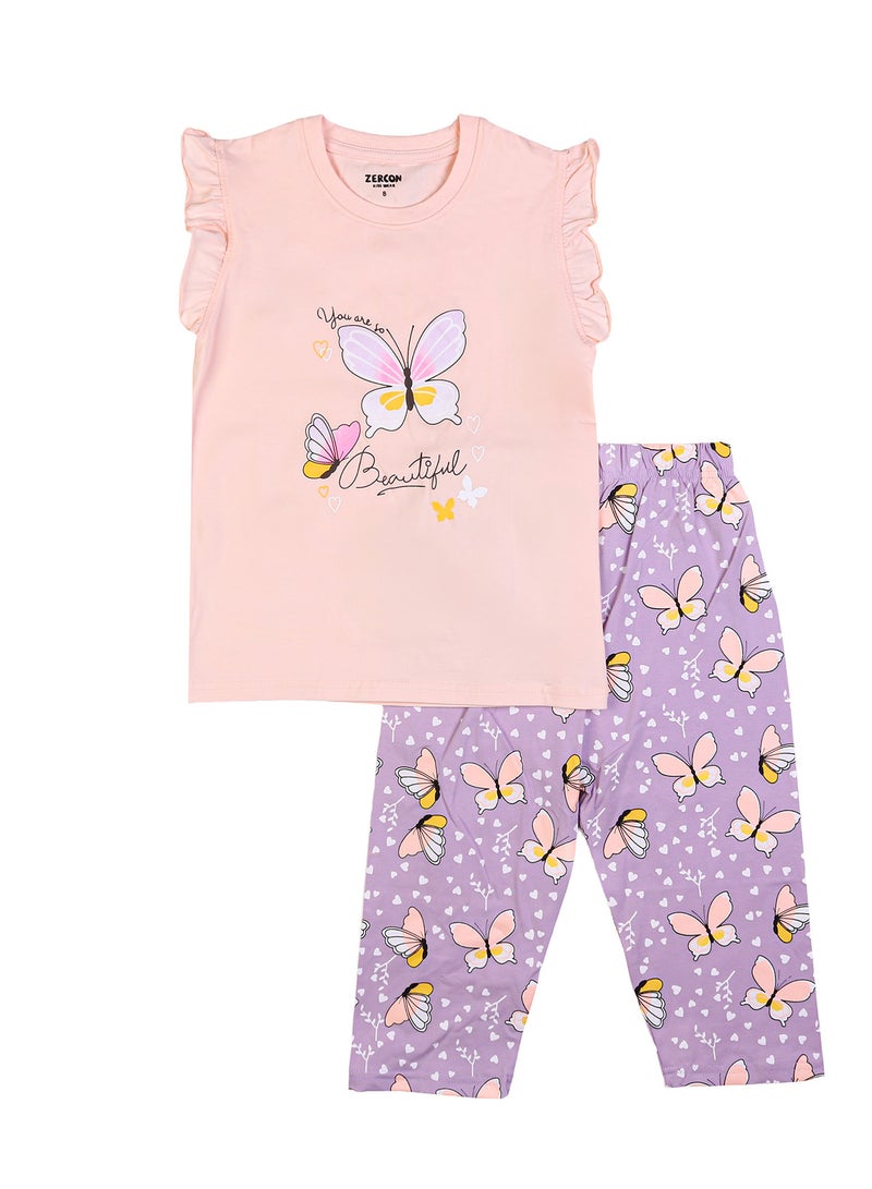 زيركون بيجامة بناتي صيفي - Image 1